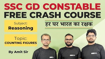 Counting Figures | SSC GD Constable 2022 | Concept & Tricks | Reasoning | Amit Sir