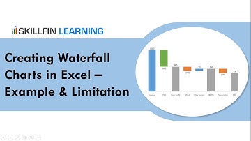 Waterfall Chart in Excel 2016 - Limitations