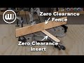 Miter Saw Upgrades - Zero Clearance Insert and Fence