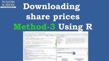 Downloading share prices using R -  Method 3 | R studio
