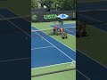 Darwin Blanch throws everything into forehands against a human backboard. The 16 yo is one to watch!