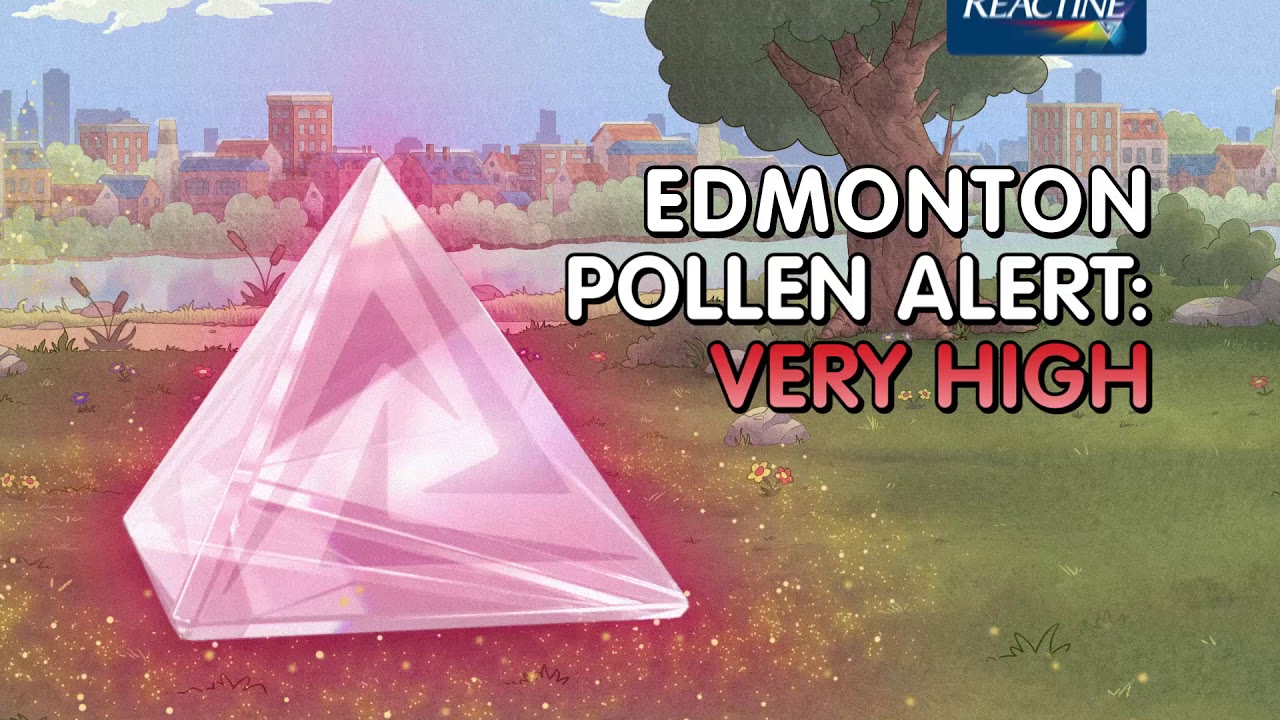 Reactine Pollen Alert Edmonton Very High YouTube