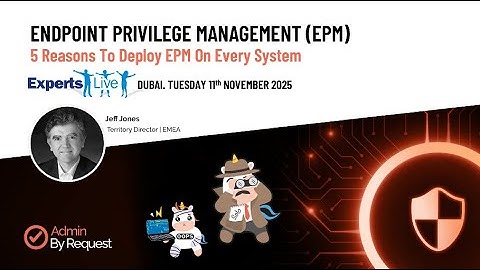 Experts Live UAE talk: 5 Reasons To Install ABR EPM on every system