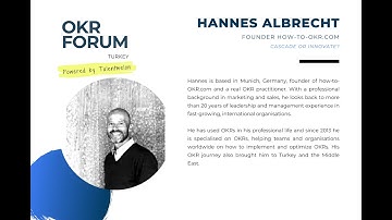 Cascade or Innovate - Hannes Albrecht OKR Forum Turkey