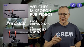 Rode Videomic NTG vs Sennheiser MKE 600 (Deutsch w/ English subtitles)