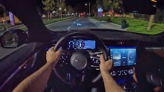 2022 Jaguar F-Pace R-Dynamic S POV Night Drive (3D Audio)(ASMR)