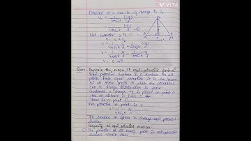 "Electric potential for axial and coaxial position" chapter 2 class 12 physics