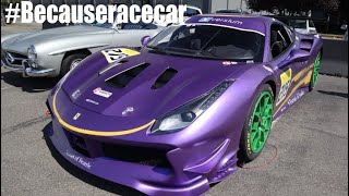 EXOTICS| Startup and drive: Ferrari 488 Challenge Race Car!
