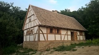 Further reading: https://en.wikipedia.org/wiki/Timber_framing#Half-timbering https://en.wikipedia.org/wiki/Timber_framing#