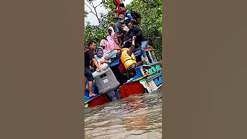 Detik Detik Tenggelamnya Speed Boat Sei Sembilang Di Sungai Musi 