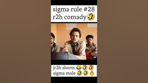 sigma rule #28 sigma male, #round2hell #shorts #r2h