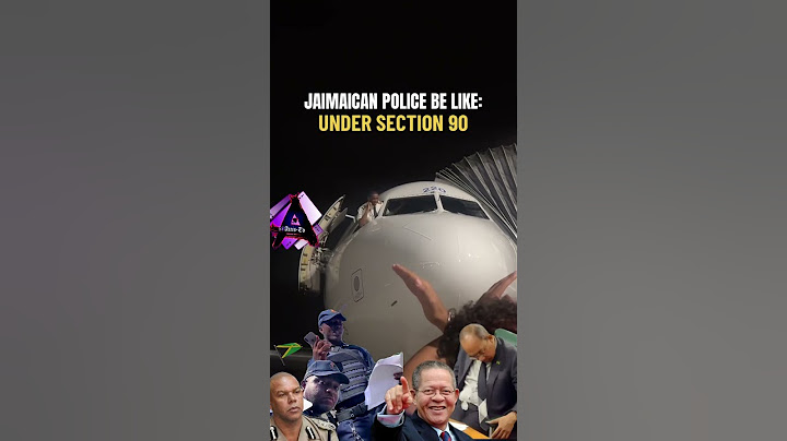 If they put a Jamaican Police on the Runway, PLANE A GET TICKET!