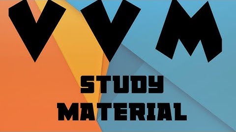 study material of V V M 🇮🇳 🇮🇳