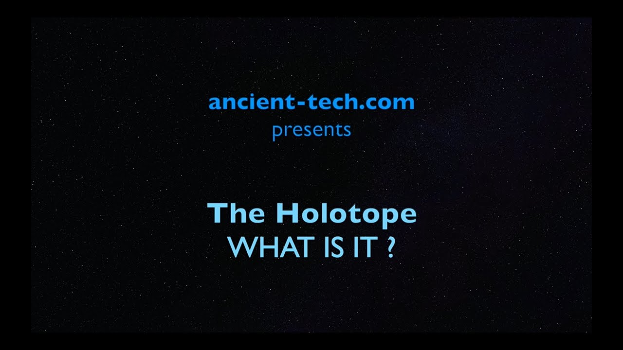 Introducing the Holotope