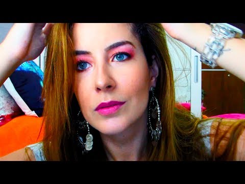 Maquiagem leve COMPLETA (olhos + pele) em tons CORAL ROSADO {e agradecida pela companhia ;)}
