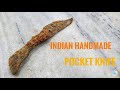Restoring ancient artistry indian handmade pocket knife revival  15 min restoration