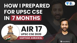 How to Crack UPSC CSE Exam in First Attempt | Sarthak Agrawal AIR 17 | UPSC CSE/IAS 2022/23