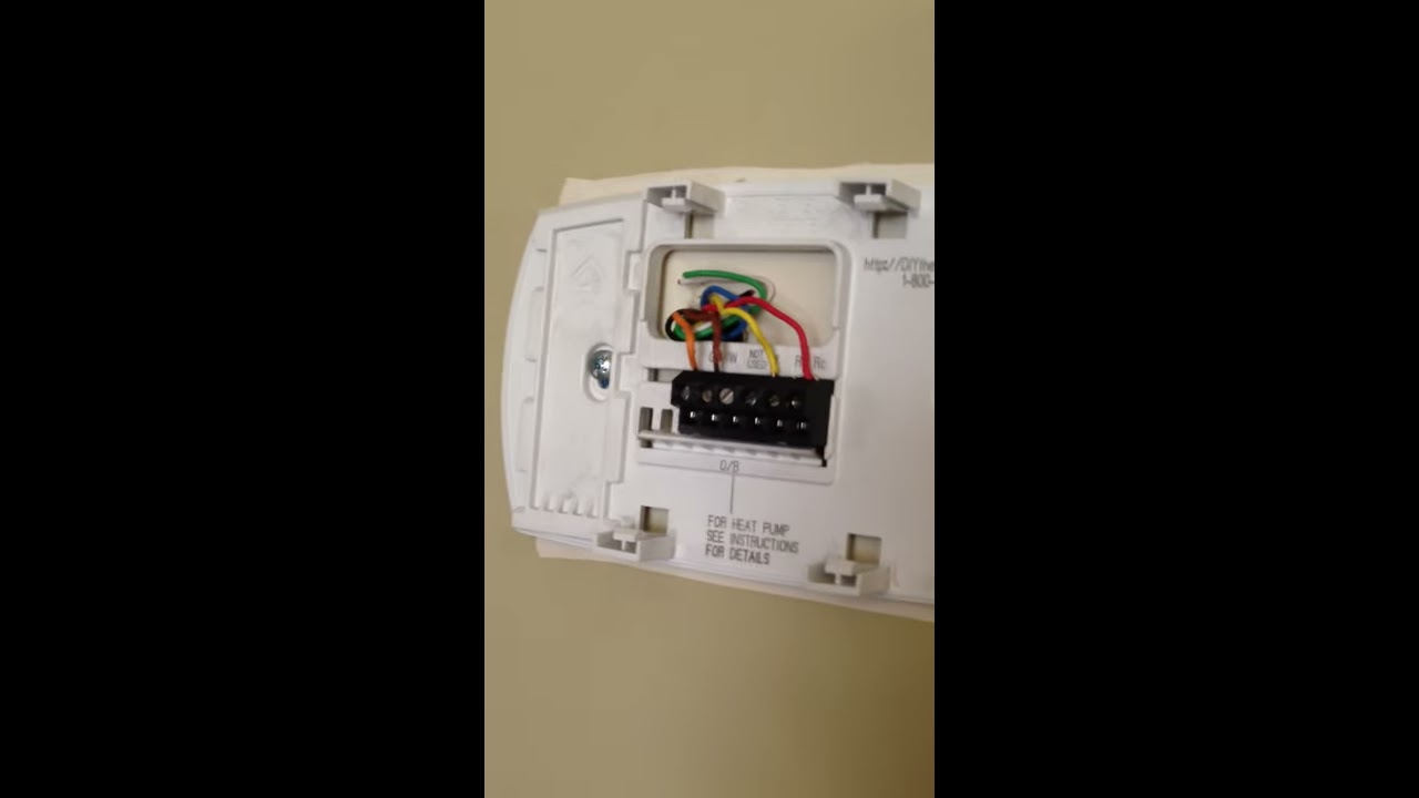 Honeywell Thermostat vs Nest Thermostat Wiring - YouTube