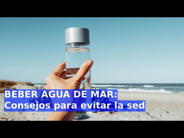 Beber agua de mar: Beneficios y cómo beberla sin riesgo
