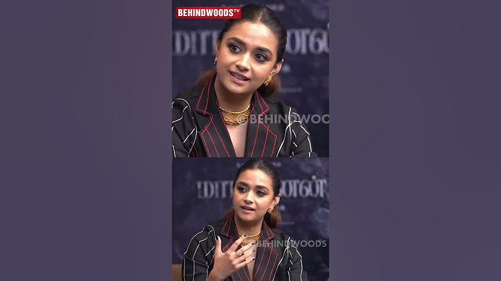 "ஏதோ நான் அவரோட😱Wife மாதிரி பேசிக்கிட்டு இருந்தாரு"😄Keerthy Suresh