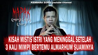 MERINDING!! FIRASAT MENJELANG AJAL. MIMPI BERSAMA ALMARHUM SUAMI DI PELAMINAN. #misterikematian