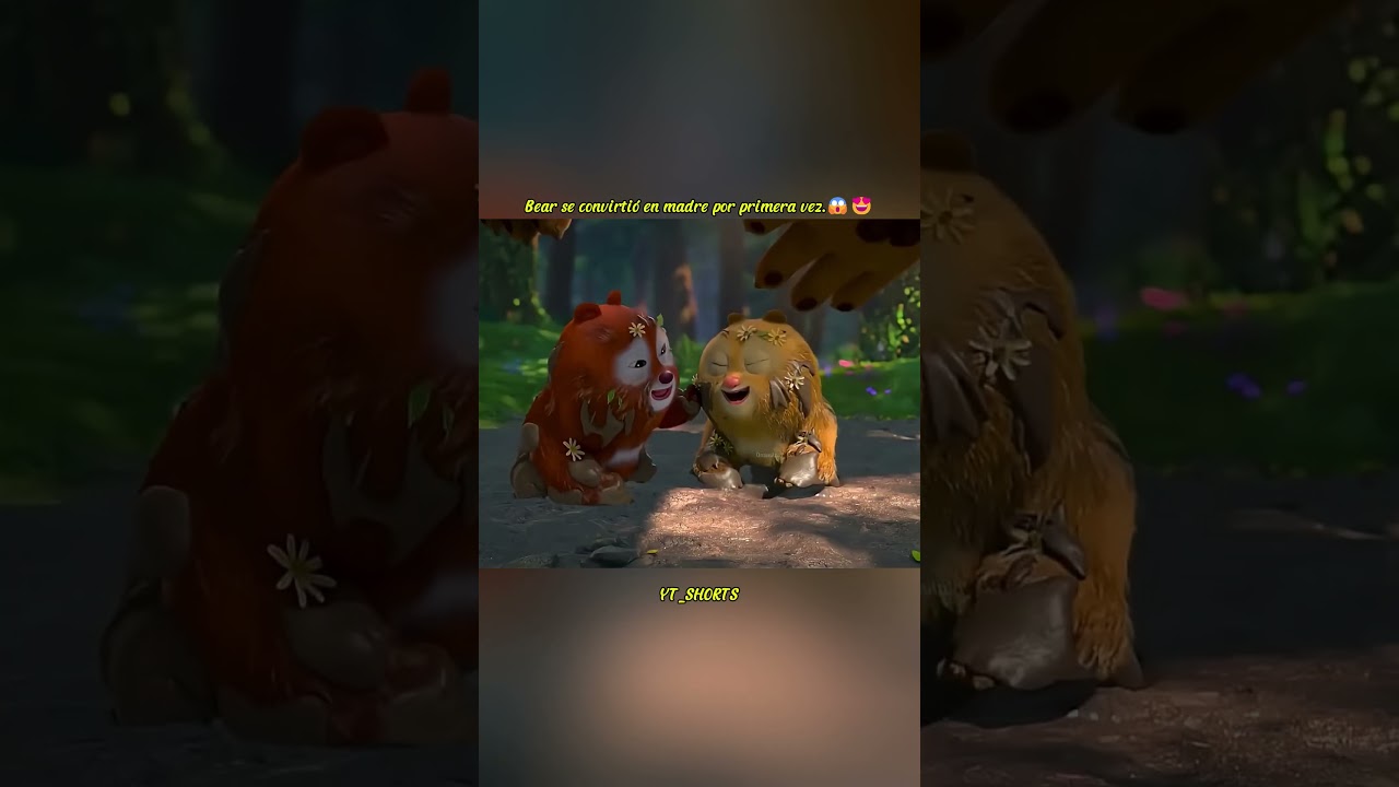 Bear se convirtió en madre por primera vez.😱😍 #shortvideo #movie #viral #shorts #shortsfeed