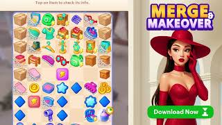 Merge Makeover Gameplay Video 2 #MergeMakeover #MakeoverGame #MergeGame screenshot 3