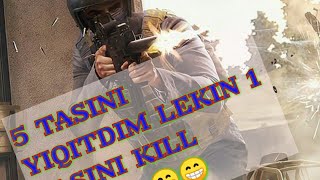 5 TA YIQITIB 1 KILL QILDIM BIR UZIM QILDIM LEKIN PUBG MOBILE