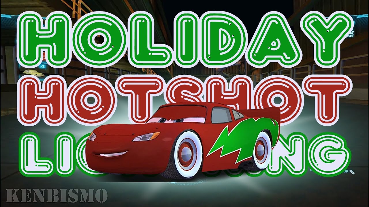 Cars 2 The Video Game Xmas Holiday Mod V2 - Holiday Hotshot Lightning - Oil Rig Run - Extreme Speed