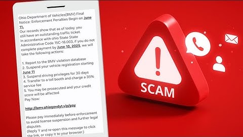 Did you get this text claiming to be from the BMV? It