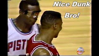 Scottie Pippen What a Dunk on Orlando Woolridge! (1992)