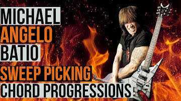 Michael Angelo Batio - Sweep Picking 101 - Part 6 - Outlining Chord Progressions