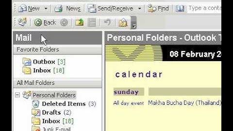 Microsoft Office Outlook 2003 Some tasks are a different color