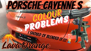 Spraying a Porsche Cayenne S Lava Orange, I took the colour gamble and it didn't pay off ‍♂