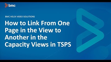 BMC TrueSight Capacity Optimization (TSCO): How to link a field to another page in the TSPS views