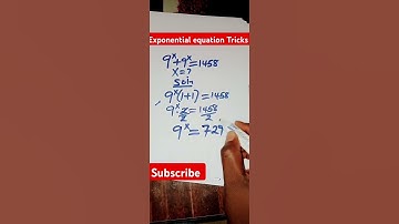 Best Exponential tricks#maths #education #exam #shortvideo #shorts