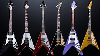 All Kirk Hammet's Flying V Guitars Collection 2025 Lotus Flying V Guitar
