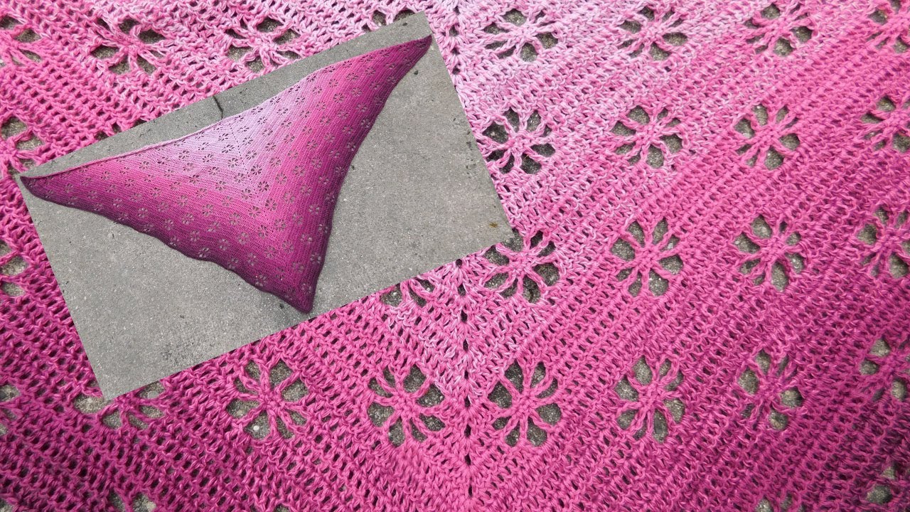 Dreieckstuch *Blumenfee* häkeln ❤️ EINFACH ❤️ sofort loslegen