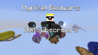600 subscribers! (totally not late) | Hypixel Bedwars