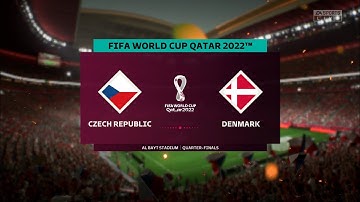 FIFA 23 Gameplay (PC) Qatar world cup 2023 CZECH REPUBLIC vs DENMARK