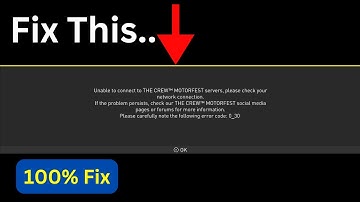 Fix unable to connect to The Crew Motorfest servers Error code: 0_30