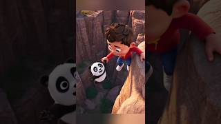 A Kind Boy Saves A Little Panda
