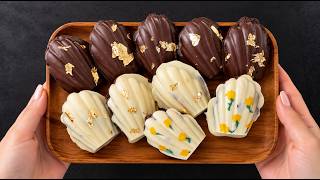 How to make at home Christmas Chocolate Madeleines | Easy French Christmas Cookie Recipe