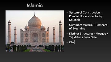 History of Architecture Timeline Quick Tour