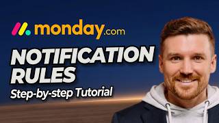 How to Create Notification Rules in Monday com Quick Tutorial