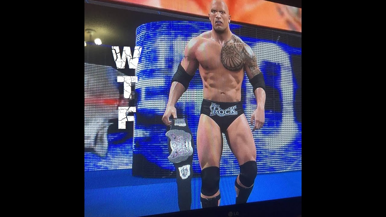 The Rock as Divas champion bug explanation WWE 2K16