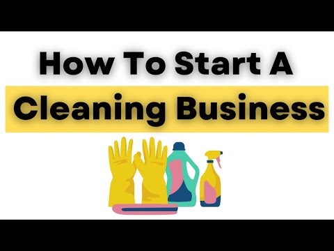 How To Start A Cleaning Business UK In 2023