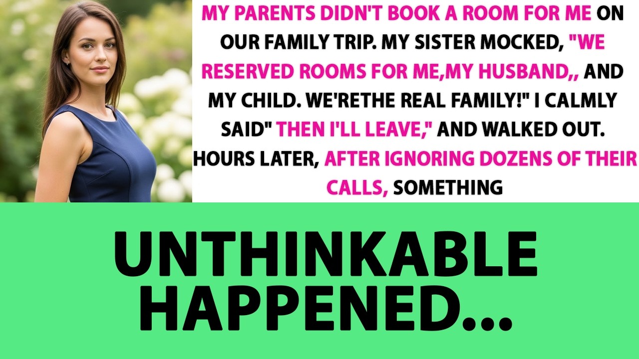 My Parents Didn’t Book A Room For Me On Our Family Trip. My Sister Mocked, “We Reserved Rooms For...