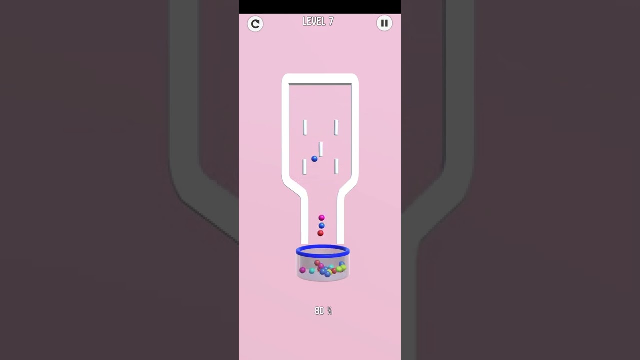 Pin Pull Ball Rescue  - All Levels Gameplay New UPdate Android,ios  Shorts # 7