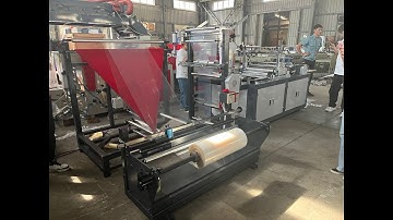 RQL 600 computer side sealing hot cutting opp bopp bag making machine with EPC folding device inline